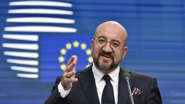 AB Konseyi Başkanı Charles Michel, Filistin devletinin tanınmasını destekliyor