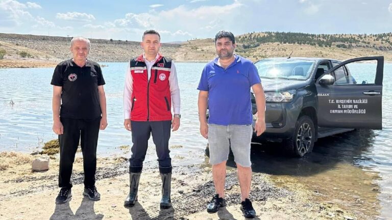 Kırşehir’de göletlere 1 milyon 394 bin sazan yavrusu bırakıldı