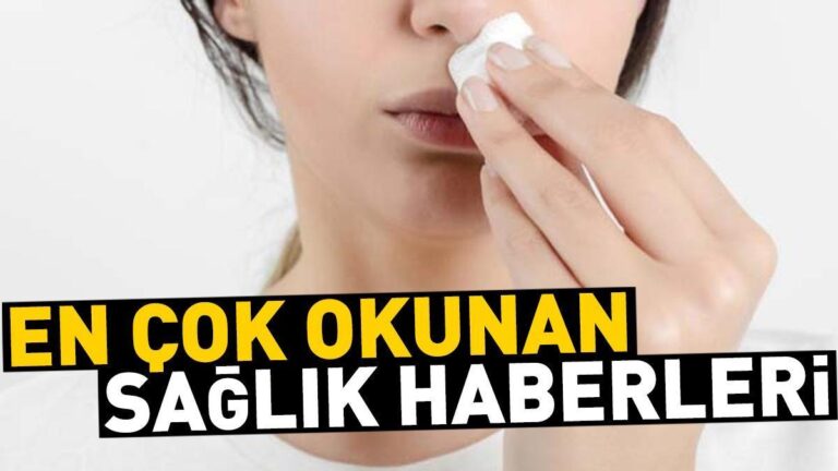 1 Ağustos 2024 günün öne çıkan sağlık haberleri…